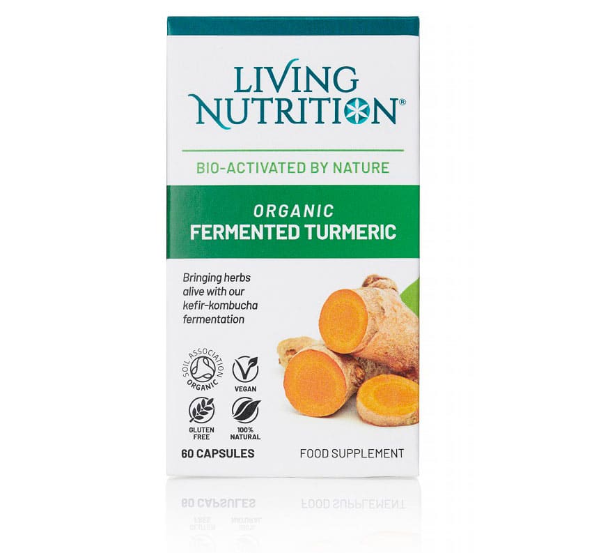 Living Nutrition - Fermenterede Turmeric-kapsler (60 stk.) - produkt