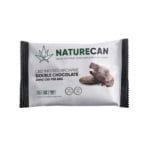 Naturecan CBD-infunderet CBD mælkechokolade dobbelt chokolade brownie.