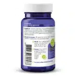 En blå flaske Vitakruid - Multi Dag (30 tabletter) kosttilskud med hvid hætte, med ingredienser, brugsanvisning, opbevaringsanvisning og en stregkode på etiketten.
